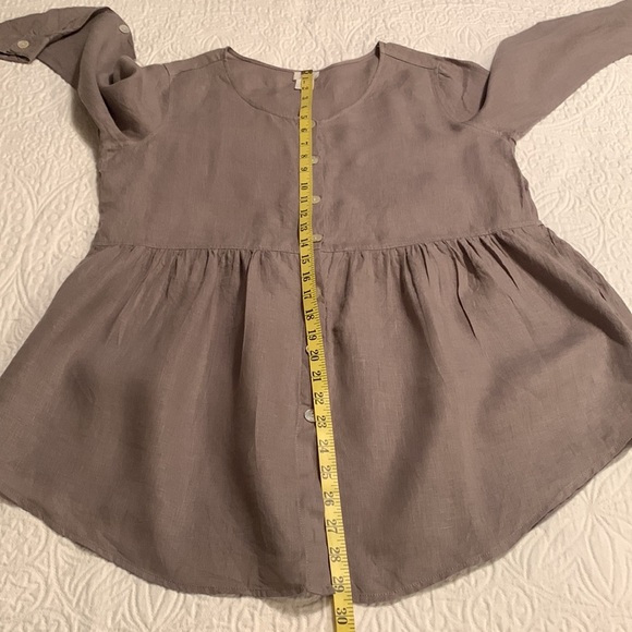 SIGRID OLSEN Linen Button Down Top - Picture 11 of 11